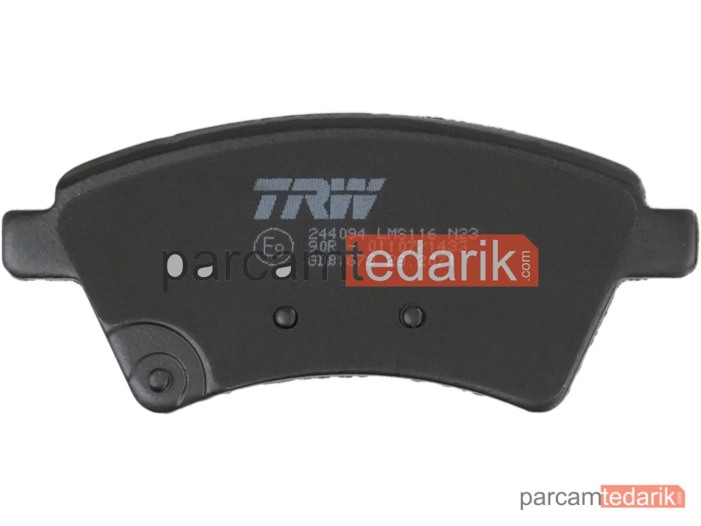 TRW GDB1673 | Fren Balatası Ön Fiat Sedici 1.6 16V 06-14, 1.9 D Multijet 06-11