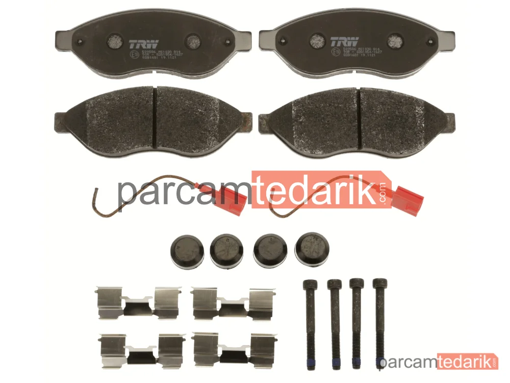 TRW GDB1681 | Fren Balatası Ön Fiat Ducato 2.0 D Multijet 11=>, 2.2 D Multijet 06-11, 2.3 D Multijet 06=>, Peugeot Boxer 2.0 Bluehdi 15-19, 2.2-3.0 HDİ 06=>, Citroen Jumper 2.0 Bluehdi 15-19, 2.2-3.0 HDİ 06=>