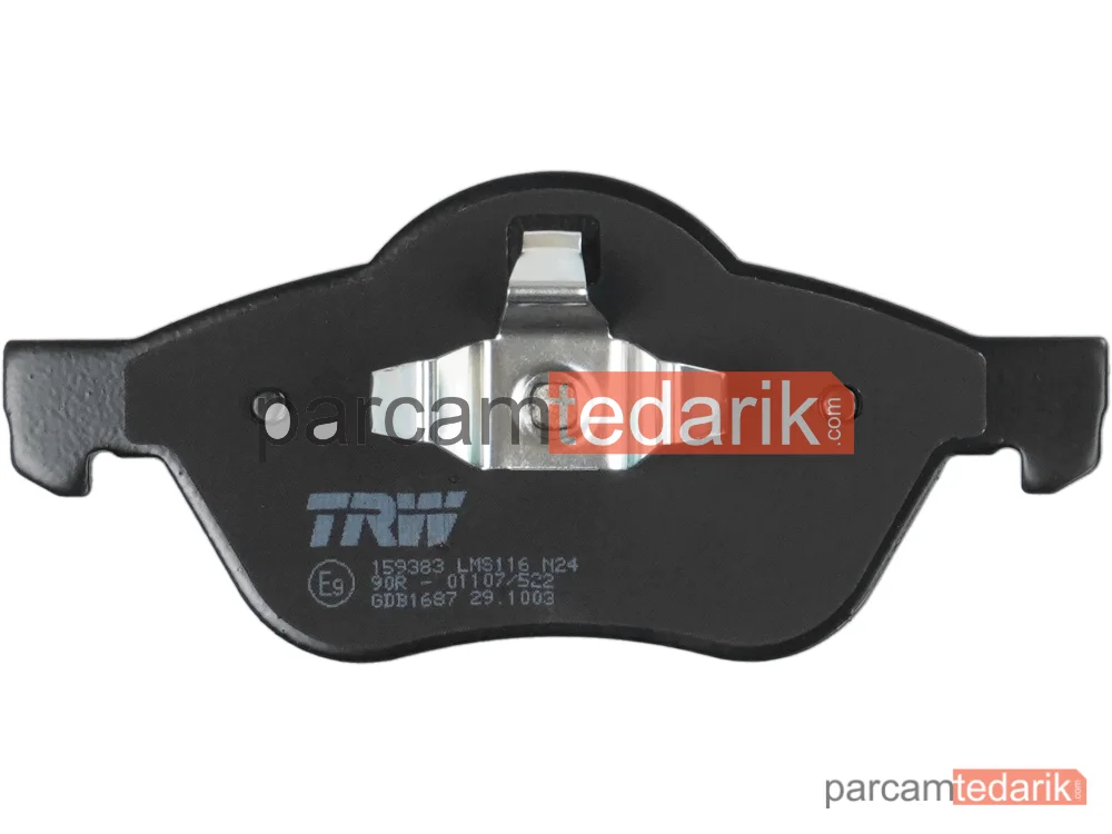TRW GDB1687 | Fren Balatası Ön Renault Megane II 1.4-1.6-2.0 16V 02-08,1.5-1.9 DCİ 02-09, Scenic II 1.4 03-08, 1.6 03-06, 1.5 DCİ 03-08, 1.9 DCİ 05-08, Clio III 2.0 16V 06=>