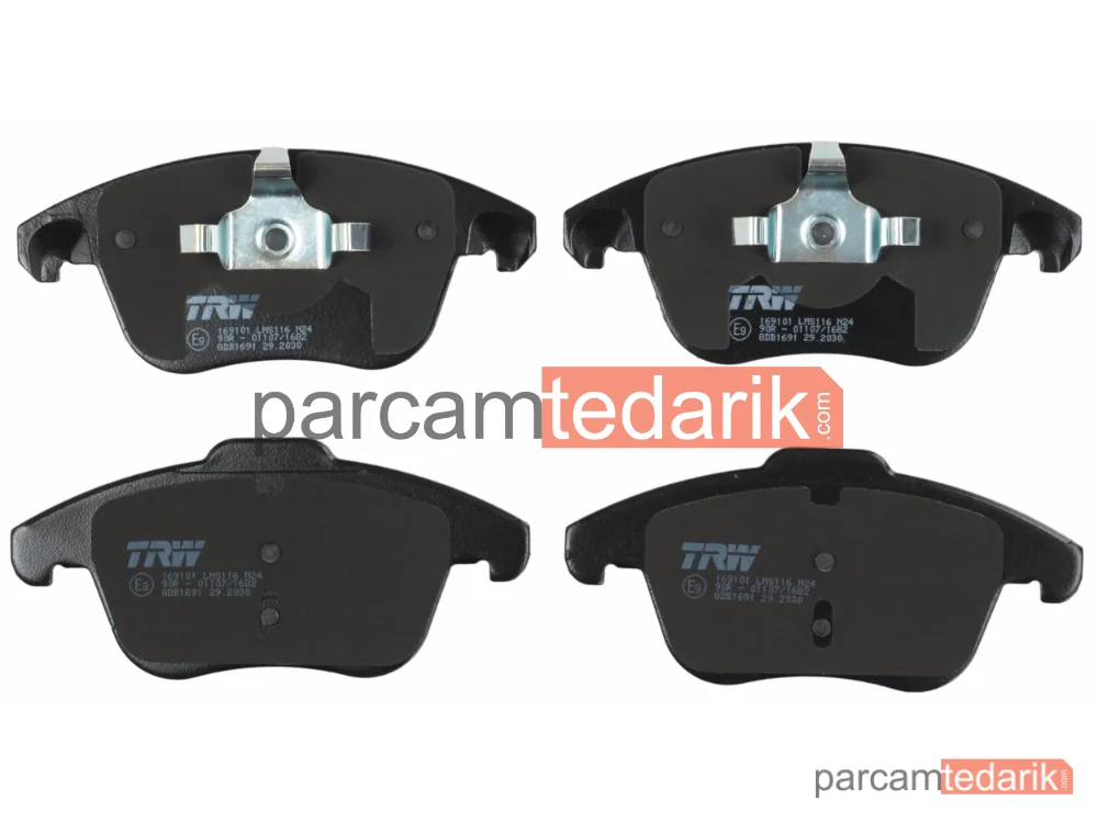 TRW GDB1691 | Fren Balatası Ön Citroen C4 II 1.6 THP 09-16, 2.0 HDİ /Bluehdi 09=>, Peugeot 3008 MPV 2.0 HDİ HYBRİD4 11-16