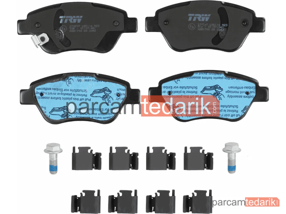 TRW GDB1700 | Fren Balatası Ön Opel Corsa D 1.0-1.2-1.4 06-14, 1.3 CDTİ 06-14