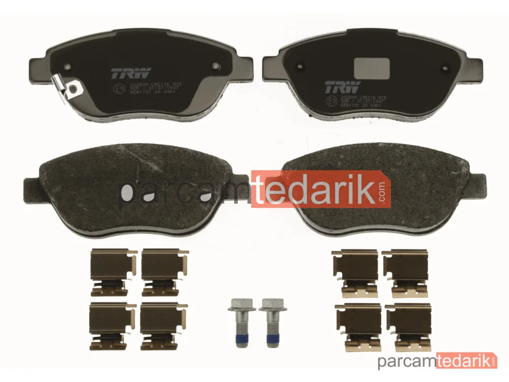 TRW GDB1701 | Fren Balatası Ön Opel Corsa D 1.3 CDTİ 06-14