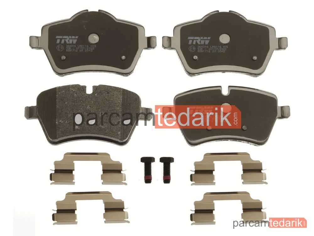 TRW GDB1712 | Fren Balatası Ön Mini Mini Cooper S 02-06