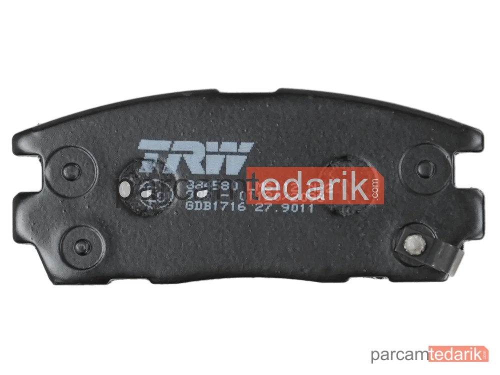 TRW GDB1716 | Fren Balatası Arka Chevrolet Captiva 2.4 06=>, 2.4 4WD 06=>, 3.2 4WD 06=>