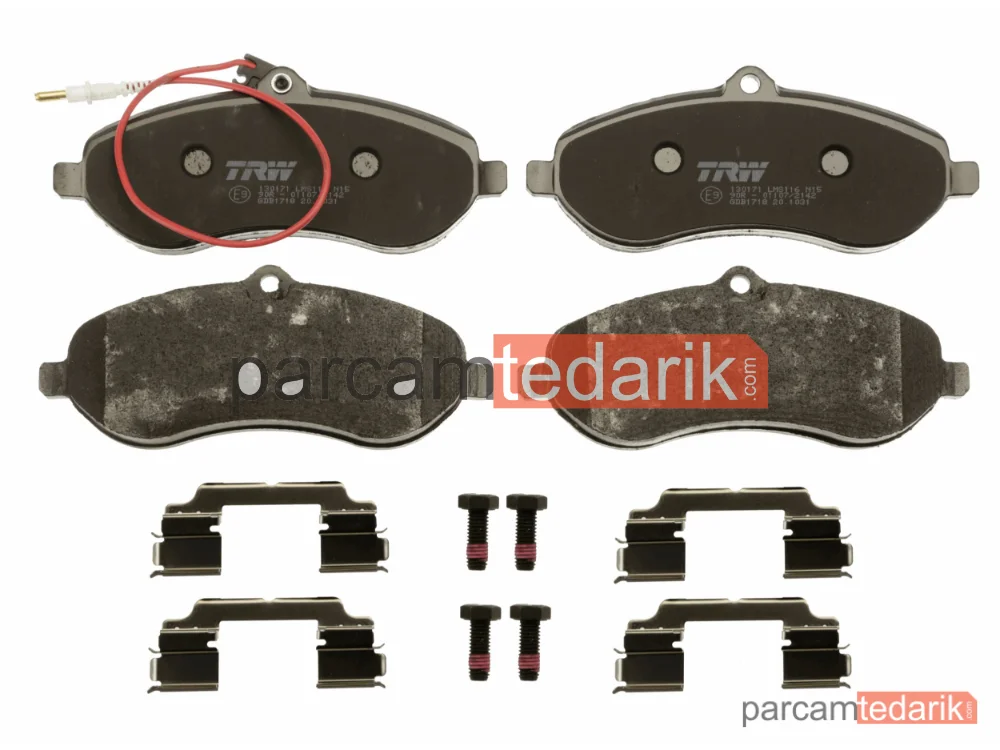 TRW GDB1718 | Fren Balatası Ön Citroen Jumpy 1.6 HDİ 90 16V 07=>