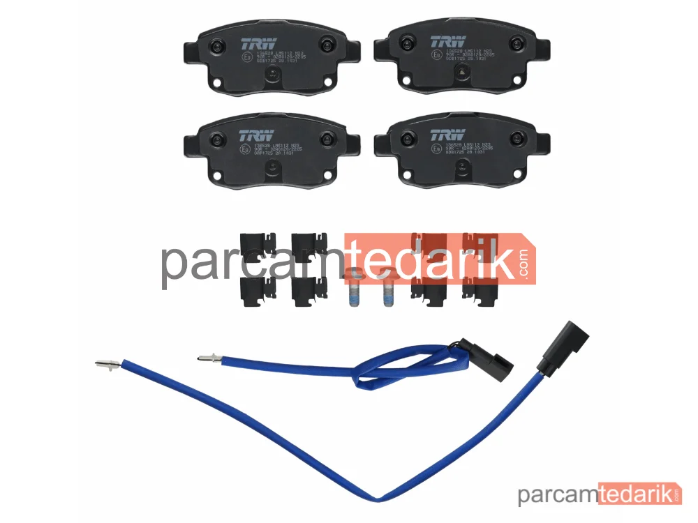 TRW GDB1725 | Fren Balatası Arka Ford Transit 2.2-2.4 TDCİ 06-14