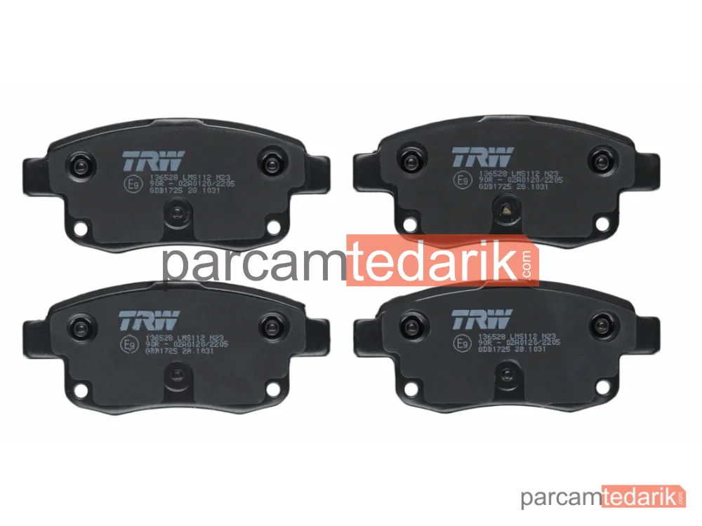 TRW GDB1725 | Fren Balatası Arka Ford Transit 2.2-2.4 TDCİ 06-14