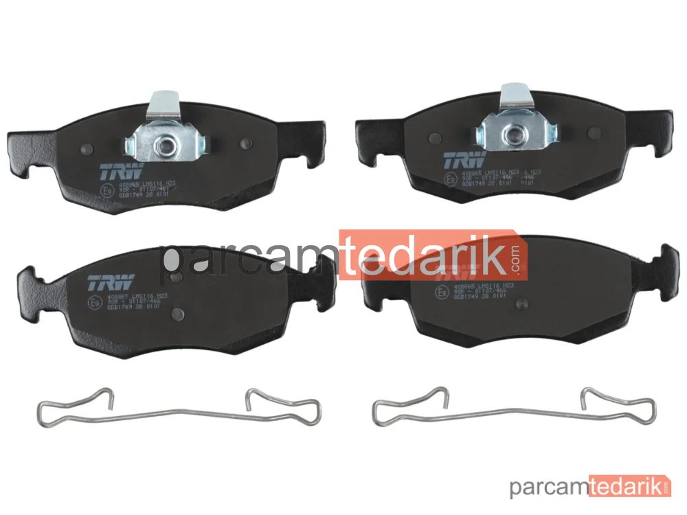 TRW GDB1749 | Fren Balatası Ön Dacia Logan MCV 1.4-1.6 07=>, 1.6 16V 07=>