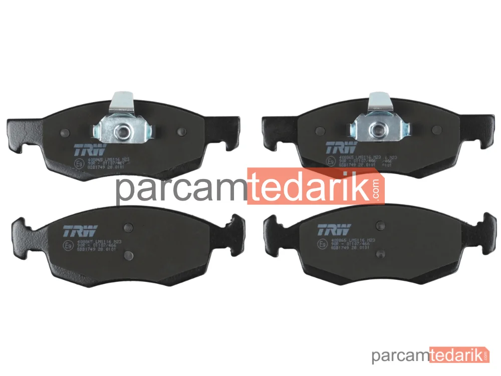 TRW GDB1749 | Fren Balatası Ön Dacia Logan MCV 1.4-1.6 07=>, 1.6 16V 07=>