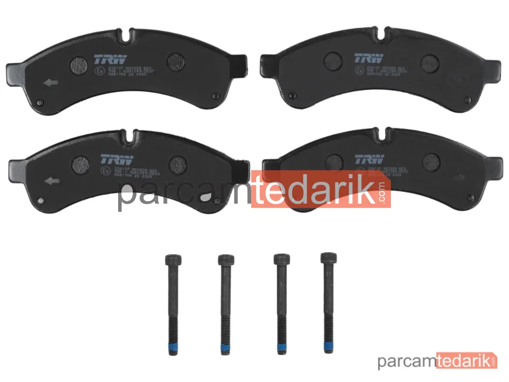 TRW GDB1780 | Fren Balatası Arka Iveco Daily IV Kombi Van 35C15 V 06-11, 40C15 V 06-11, 40C18 V 06-11, 60C15 V 06-11, 60C18 06-11, 65C15 06-11