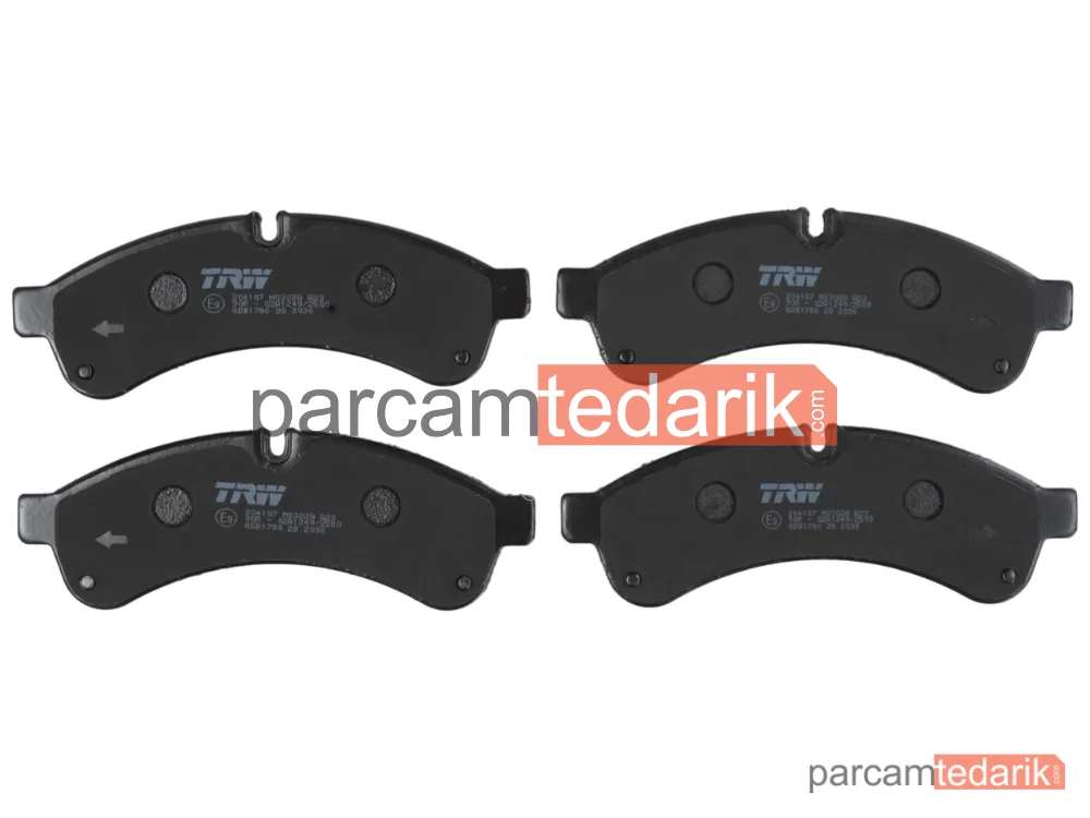 TRW GDB1780 | Fren Balatası Arka Iveco Daily IV Kombi Van 35C15 V 06-11, 40C15 V 06-11, 40C18 V 06-11, 60C15 V 06-11, 60C18 06-11, 65C15 06-11