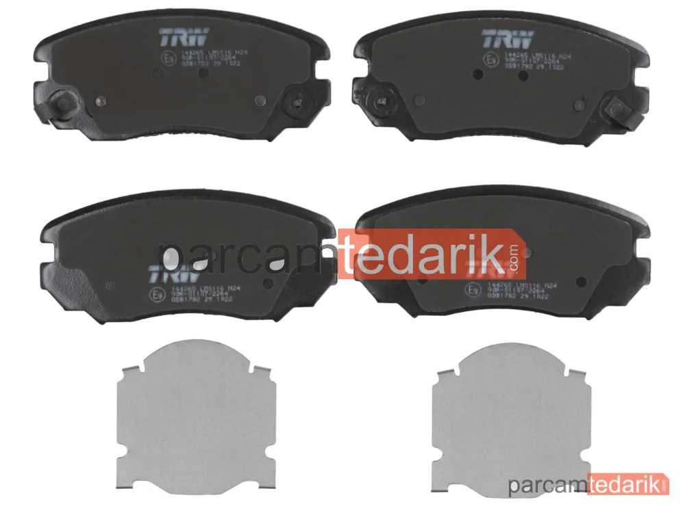 TRW GDB1782 | Fren Balatası — Ön, Chevrolet Camaro, Chevrolet Camaro Cabrio, Chevrolet Malibu