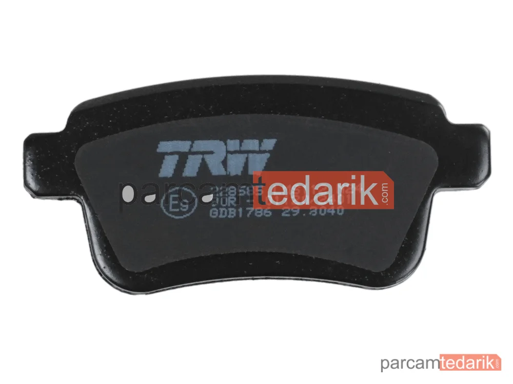 TRW GDB1786 | Fren Balatası Arka Renault Kangoo 1.5 DCİ 05=>
