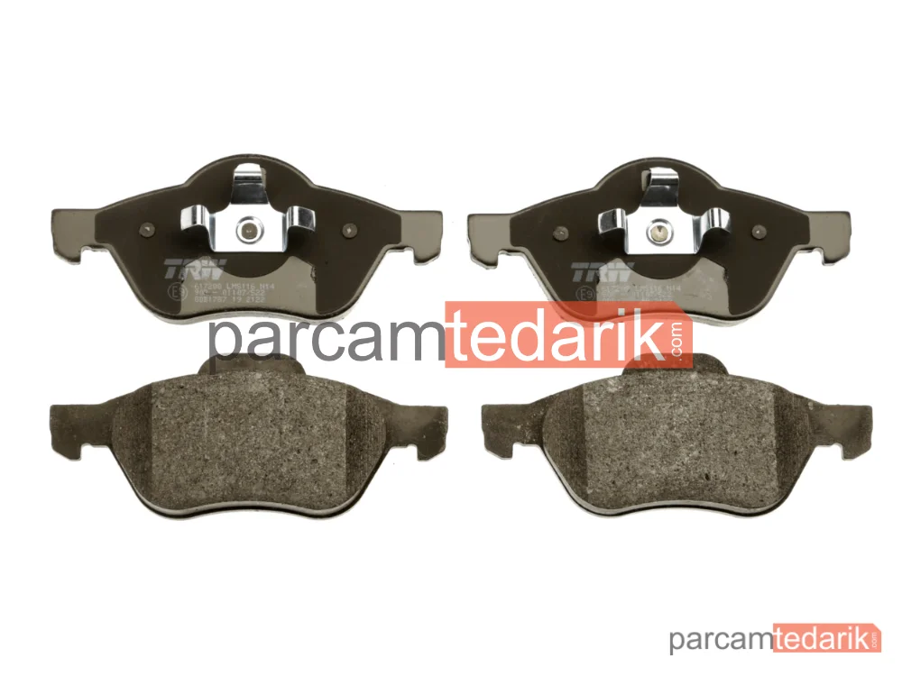 TRW GDB1787 | Fren Balatası Ön Renault Laguna II 1.6-1.8 16V 01-07, 2.0 16V 02-07, 1.9 DCİ 01-05, Laguna III 1.6 16V 07-15, 1.5 DCİ 07-15