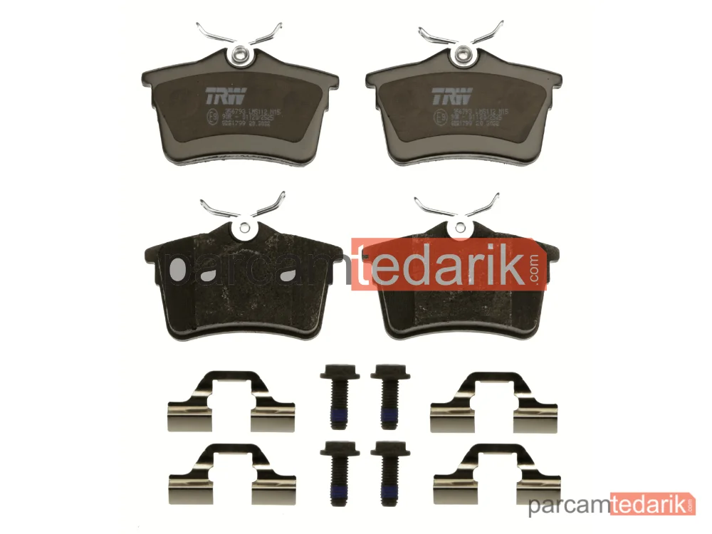 TRW GDB1799 | Fren Balatası Arka Peugeot 308 SW I 1.6 16V 07-14, 1.6-2.0 HDİ 07-17, Partner Tepee 1.2 THP 16=>, 1.6 VTİ 08=> 1.6 HDİ 08=>, Citroen Berlingo Multispace 1.6 08=>, 1.6 HDİ 08=>