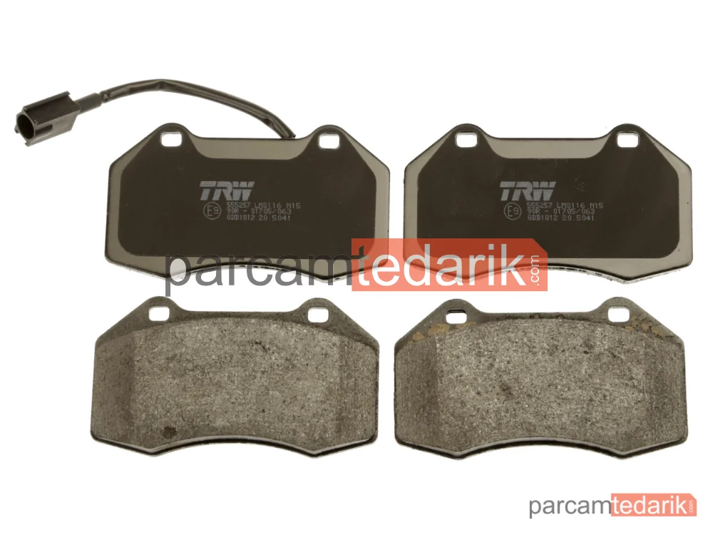 TRW GDB1812 | Fren Balatası Ön Alfa Romeo Mito 1.4 TJET 08-11, 1.4 T Multiair 09=>, 1.4 Multiair 09=>