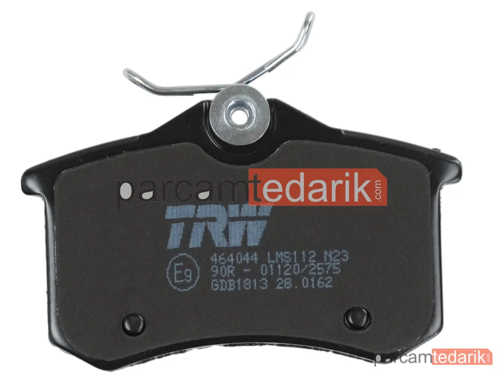 TRW GDB1813 | Fren Balatası Arka Peugeot 207 1.6 16V 06-13, 1.6 HDİ 06-13, Citroen C3 II 1.1 İ 09-13, 1.4 09-16, 1.4-1.6 VTİ 09=>, 1.6 HDİ 09=>
