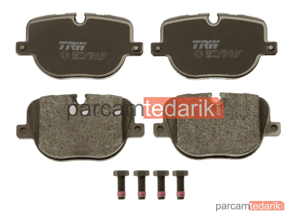 TRW GDB1824 | Fren Balatası Arka Land Rover Range Rover III 5.0 4X4 09-12, 4.4 D 4X4 10-12