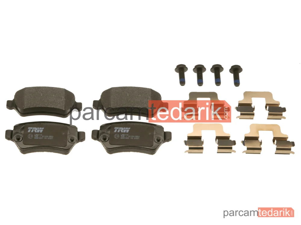 TRW GDB1831 | Fren Balatası Arka Opel Zafira/ Zafira Family B 1.6 05-15, 2.0 05-10