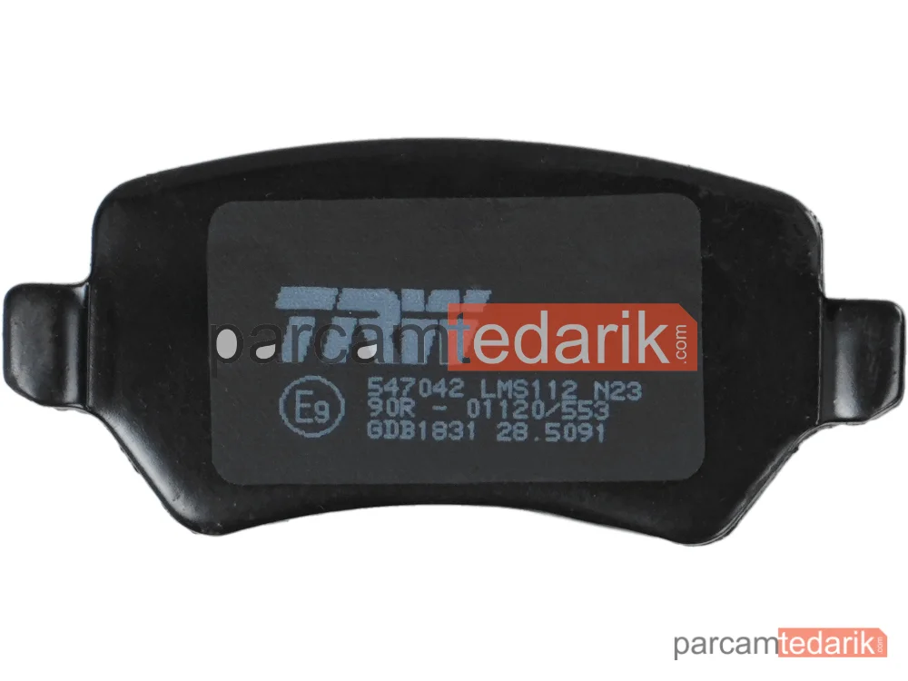 TRW GDB1831 | Fren Balatası Arka Opel Zafira/ Zafira Family B 1.6 05-15, 2.0 05-10