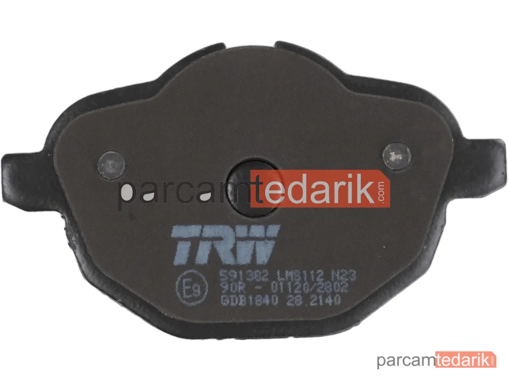 TRW GDB1840 | Fren Balatası Arka BMW 5 52523 İ 09-11, 528 İ 10-16, 520-525-530 D 10-16, 5 Touring 523 İ 09-11, 528 İ 09-17, 520-525-530 D 10-17, X3 Xrive 35 İ 10-17