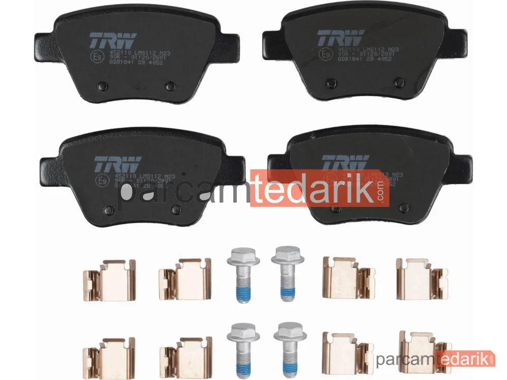 TRW GDB1841 | Fren Balatası Arka Volkswagen CADY III SW 1.2 TSİ 10-15, 1.6 04-15, 1.6-2.0 TDİ 10-15, 2.0 TDİ 16V 10-15, Golf VI 1.2-1.4 TSİ 08-12, 1.4-1.6 08-12, 2.0 GTİ 09-13, 2.0 R 4MOTİON 09-12, 16 TDİ 09-12, 2.0 TDİ 08-13, Skoda Octavia II 1.4-1.6 04-13, 1.6 TDİ 09-13, 1.9 Dİ 04-10, 2.0 TDİ 04-13