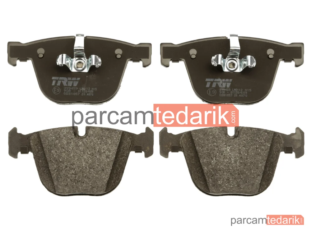 TRW GDB1857 | Fren Balatası Arka BMW 7 740 İ, Lİ 08-12, 750 İ, Lİ 08-15, 760 İ, Lİ 09-15