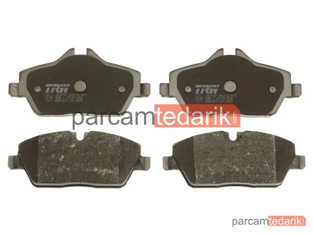 TRW GDB1870 | Fren Balatası Ön Mini Mini ONE 06-13, Cooper 06-13, Cooper S 06-10, ONE D 09-13, Cooper D 06-13