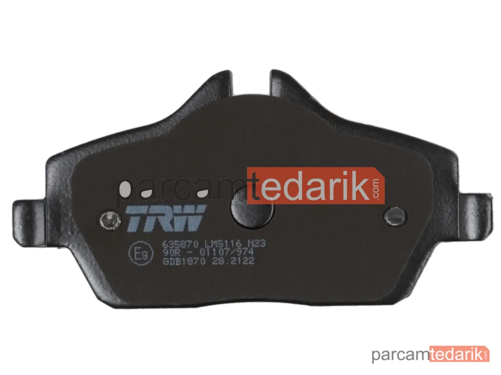 TRW GDB1870 | Fren Balatası Ön Mini Mini ONE 06-13, Cooper 06-13, Cooper S 06-10, ONE D 09-13, Cooper D 06-13