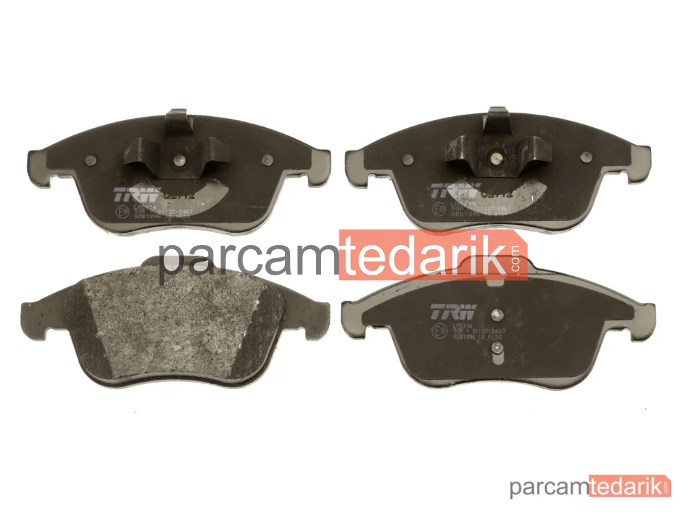 TRW GDB1896 | Fren Balatası Ön Renault Latitude 2.0 16V 11=>, 1.5 DCİ 10=>, 2.0 DCİ 11=>