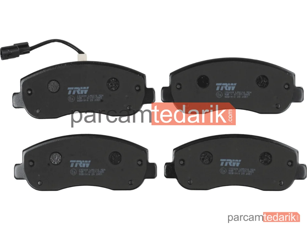 TRW GDB1910 | Fren Balatası Ön Renault Master III2.3 DCİ FWD 11=>
