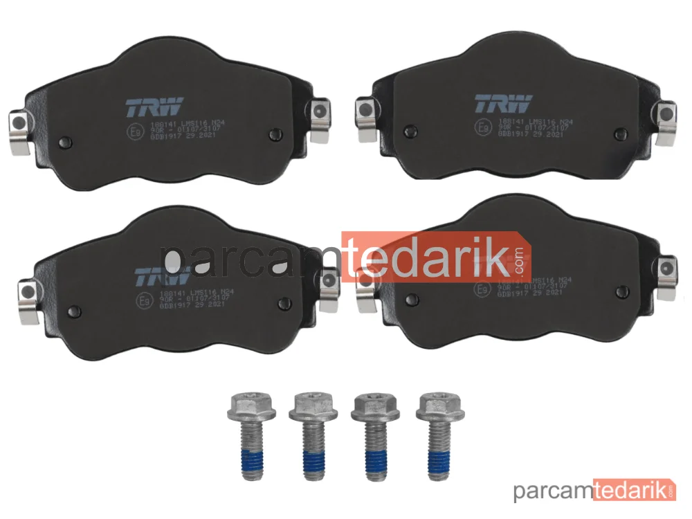 TRW GDB1917 | Fren Balatası Ön Citroen C4 II 1.2 THP 15=>, 1.4 VTİ 09=>, 1.6 HDİ 09=>, DS4 1.6 HDİ 11-15