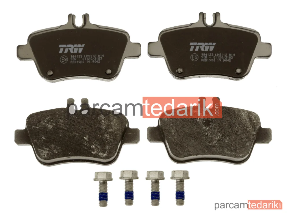 TRW GDB1920 | Fren Balatası Arka Mercedes-Benz A Serisi A 180 12-18, A 200 CDİ 12-14