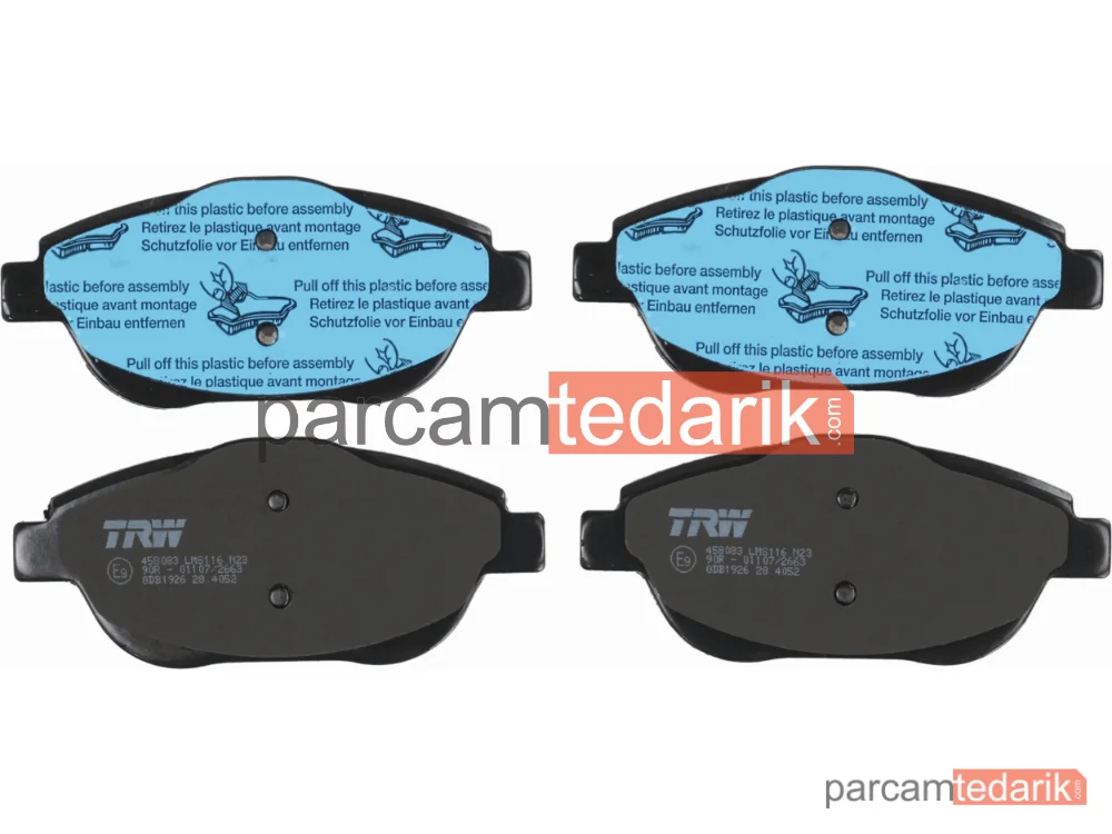 TRW GDB1926 | Fren Balatası — Citroën C3 Aircross I, Citroën C3 Aircross II Van, Citroën C3 II