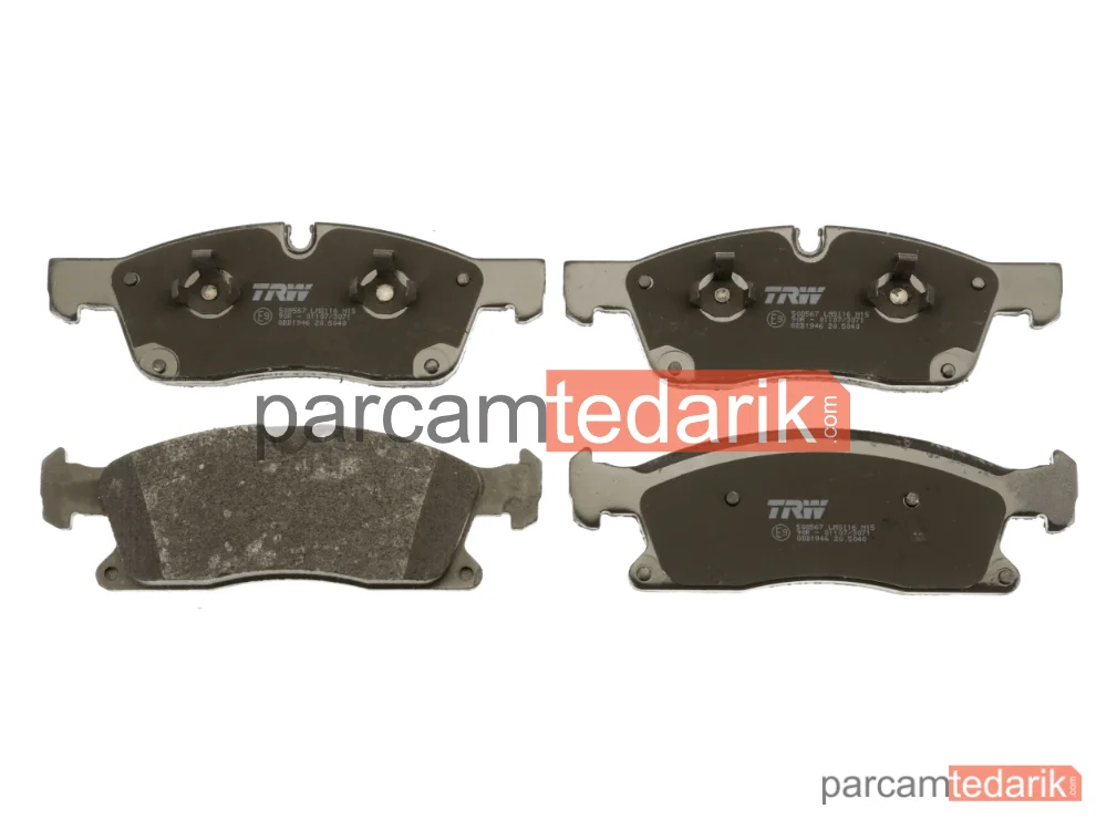 TRW GDB1946 | Fren Balatası Ön Mercedes-Benz M Serisi ML 250 CDİ Bluetec 4-MATİC 11-15, ML 350 Bluetec 4-MATIC 11-15, ML 400 4-MATIC 13-15, GL Serisi GL 350 Bluetec 4-MATIC 12-15