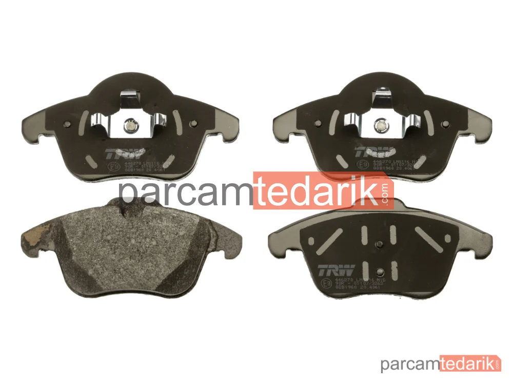 TRW GDB1960 | Fren Balatası Ön Ford Galaxy 2.0 06-15, 2.3 07-15, 1.6 TDCİ 11-15, 1.8-2.0 TDCİ 06-15, 2.2 TDCİ 08-15, Mondeo IV 1.6 Tİ 07-15, 2.0 SCTİ 10-15, 2.0-2.3-2.5 07-15, 1.6 TDCİ 11-15, 1.8-2.0 TDCİ 07-15, 2.2 TDCİ 08-15, S-Max 2.0 06-14, 2.3 07-14, 1.6 TDCİ 11-14