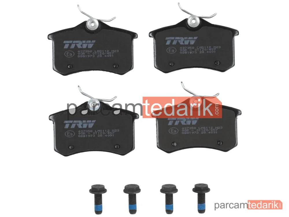 TRW GDB1973 | Fren Balatası Ön Peugeot 207 1.6 16V T 06-13, 1.6 HDİ 06-13, 207 CC 1.6 16V 07-13, 1.6 16V T07-13, 1.6 HDİ 09-13, 207 SW 1.6 16V 07-13, 1.6 16V T 07-12, 1.6 HDİ 07-13, 2008 I 1.2 THPPRUETECH 15=>, 1.6 VTİ 13=>, 1.4-1.6 HDİ 13=>