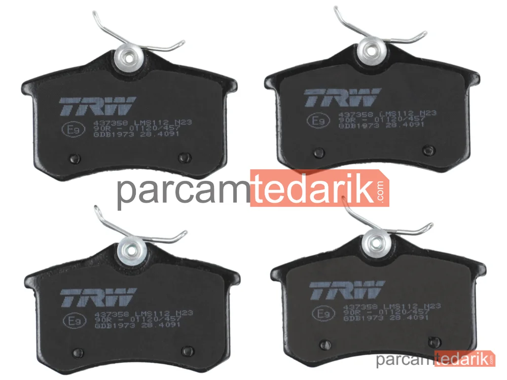 TRW GDB1973 | Fren Balatası Ön Peugeot 207 1.6 16V T 06-13, 1.6 HDİ 06-13, 207 CC 1.6 16V 07-13, 1.6 16V T07-13, 1.6 HDİ 09-13, 207 SW 1.6 16V 07-13, 1.6 16V T 07-12, 1.6 HDİ 07-13, 2008 I 1.2 THPPRUETECH 15=>, 1.6 VTİ 13=>, 1.4-1.6 HDİ 13=>