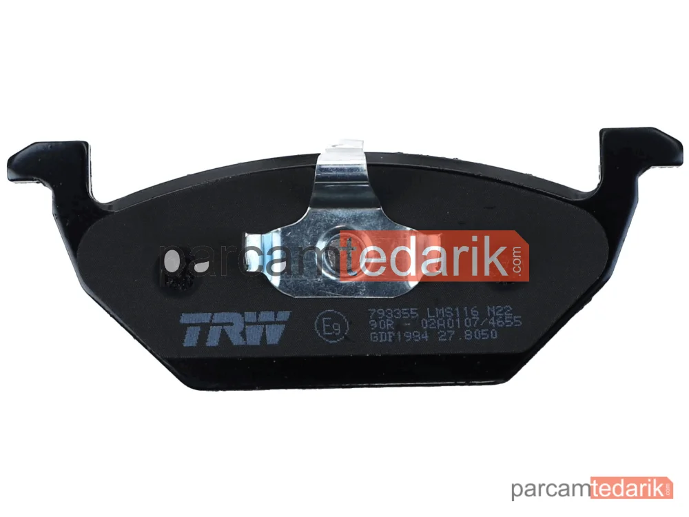 TRW GDB1984 | Fren Balatası Ön Audi A1 1.2 TFSİ 10-15, 1.4 TFSİ 10-18, 1.6 TDİ 10-18
