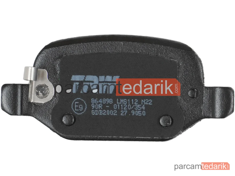 TRW GDB2002 | Fren Balatası Arka Fiat 500L 0.9 12=>, 0.9 Natural Power 13=>, 1.4 12=>, 1.3 D Multijet 12=>, 1.6 D Multijet 12-18
