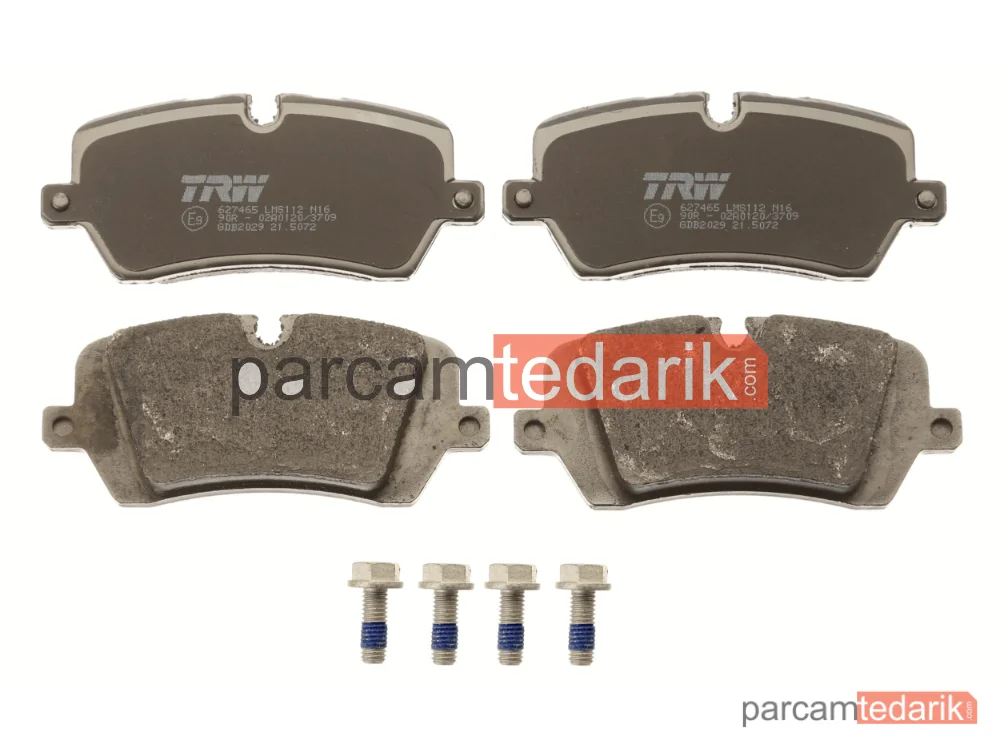 TRW GDB2029 | Fren Balatası Arka Land Rover Range Rover IV 3.0 SCV6 4X4 13=>, 5.0 SCV8 4X4 12=>, 3.0 TDV6 4X4 13=>, 4.4 SDV8 4X4 12=>, Range Rover SPORT 3.0 SCV6 4X4 13=>, 5.0 SCV8 4X4 13=>, 3.0 TDV6 4X4 13=>