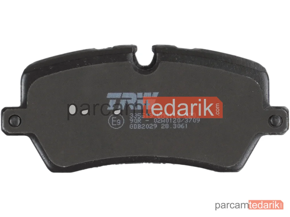 TRW GDB2029 | Fren Balatası Arka Land Rover Range Rover IV 3.0 SCV6 4X4 13=>, 5.0 SCV8 4X4 12=>, 3.0 TDV6 4X4 13=>, 4.4 SDV8 4X4 12=>, Range Rover SPORT 3.0 SCV6 4X4 13=>, 5.0 SCV8 4X4 13=>, 3.0 TDV6 4X4 13=>