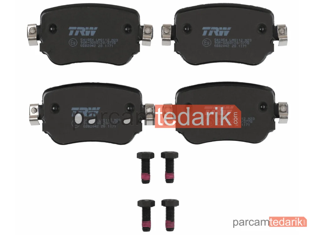 TRW GDB2042 | Fren Balatası Arka Seat Leon 1.0 TSİ 15=>, 1.2 TSİ 12=>, 1.4 TGİ 13=>, 1.4 TSİ 12=>, 1.8 TSİ 13=>, 1.6-2.0 TDİ 12=>