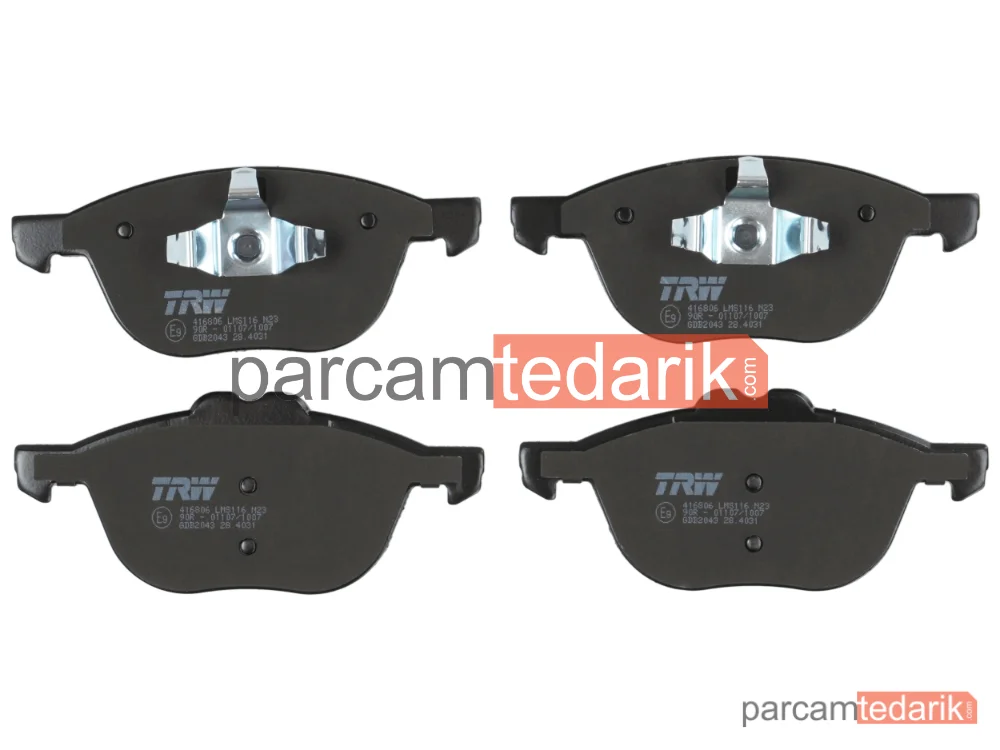 TRW GDB2043 | Fren Balatası — Ford KUGA II, Ford KUGA II Van, Ford Tourneo Connect / GRAND Tourneo Connect V408 MPV