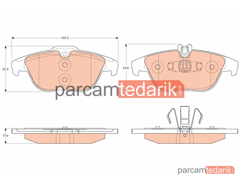 GDB2051 | Fren Balatası Arka Mercedes-Benz C Serisi C 180 CGİ 07-14, C 180 Kompressor 07-14, C 200 Kompressor 07-14, C 230-280 07-14, C 300 09-14, E Serisi Coupe E 200 13-16, E 200 CGİ 10-16, E 250 CGİ 09-16, E 300 11-16, E 400 13-16, E 500 09-16, E 220 CDİ 10-14, E 350 CDİ 09-13