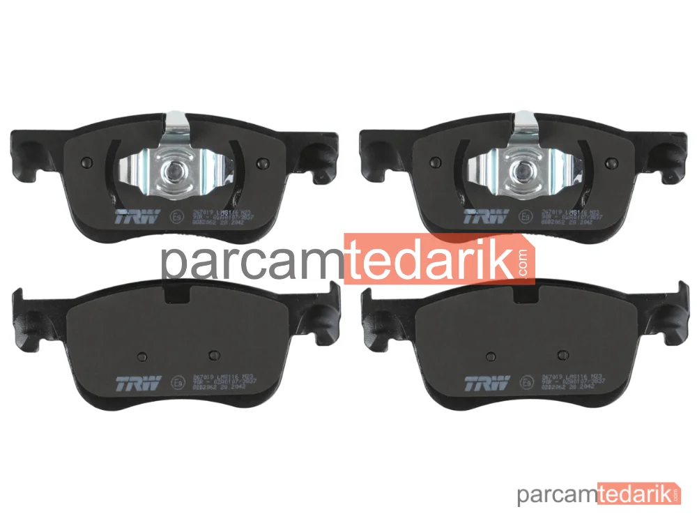 TRW GDB2062 | Fren Balatası Ön Citroen C4 Picasso II 1.2 THP 14=>, 1.6 VTİ 13=>, 1.6 THP 13=>, 1.6 HDİ 13=>, C4 GRAND Picasso II 1.2 THP 14=>, 1.6 VTİ 13=>, 1.6 THP 13=>, 1.6 HDİ 13=>, 1.6-2.0 Bluehdi 13=>