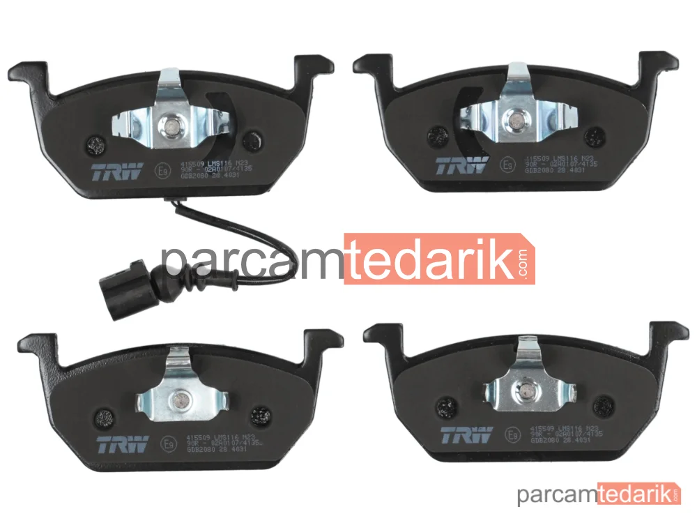 TRW GDB2080 | Fren Balatası — Audi A3, Audi A3 Cabrio, Audi A3 Limousine