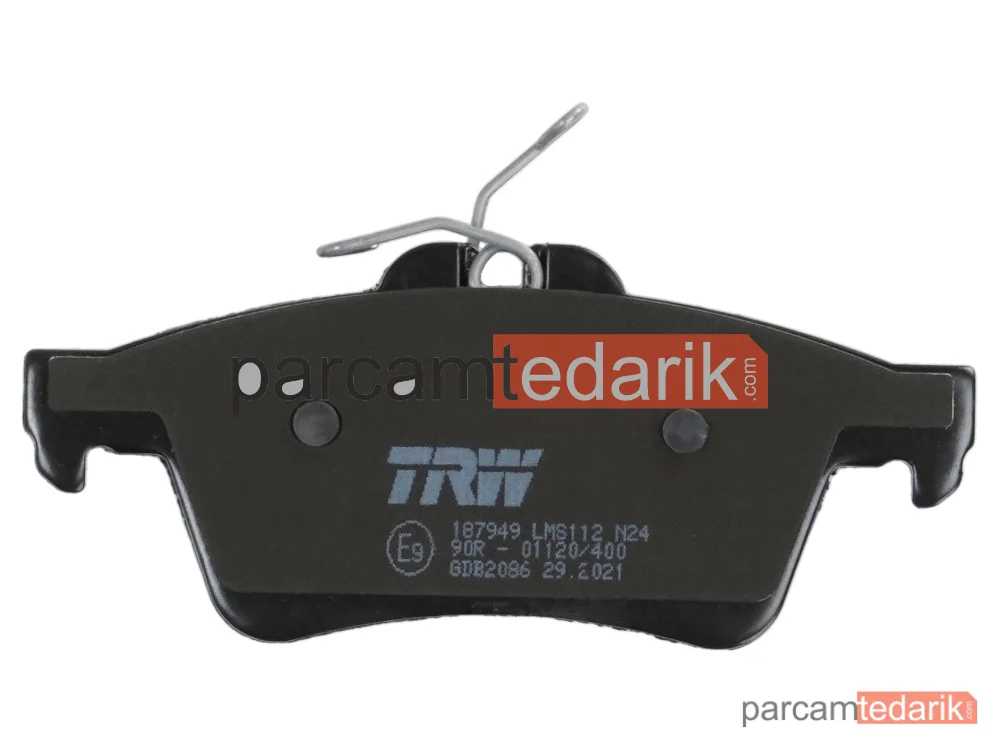 TRW GDB2086 | Fren Balatası Arka Ford C-Max 1.6-1.8 07-10, 1.6 TDCİ 07-10, 2.0 TDCİ 08-10, C-Max II 1.6 Tİ 10=>, 1.6 LPG 12=>, 1.5 TDCİ 15=>, 1.6-2.0 TDCİ 10=>,FOCUS C-Max 1.6-1.8 03-07, 2.0 04-07, 1.6-2.0 TDCİ 03-07, Focus II 1.4-1.6 04-12, 1.8 06-12, 2.0 04-12, 1.6-2.0 TDCİ 04-12, 1.8 TDCİ 05-12