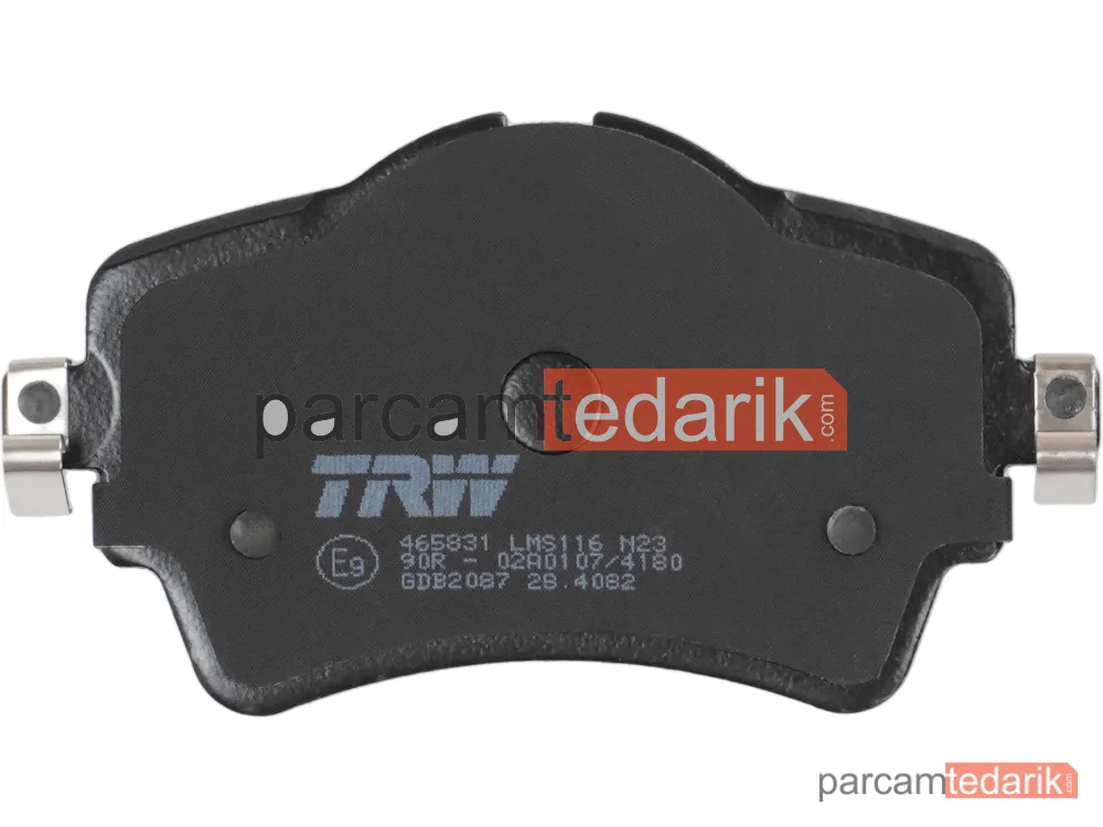 TRW GDB2087 | Fren Balatası Ön BMW 2 Active Tourer 218 İ 14=>, 216 D 14=>, 218 D 13=>, 218 D XDRİVE 14=>, 2 GRAN Tourer 216 İ 14-18, 214 D 15-18, 216D 14=>