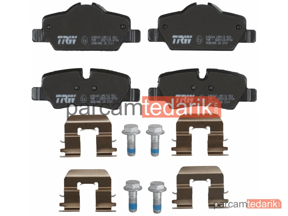 TRW GDB2088 | Fren Balatası Arka (Mini F55-F56-F57 2013 /)